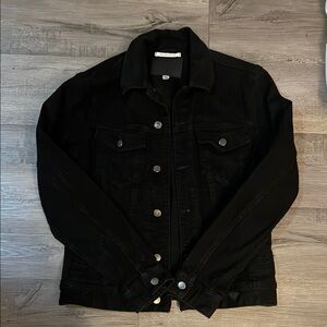 Men's Black Denim Jacket